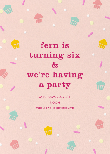 Cakefetti by Paperless Post