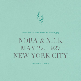 Celadon - Save the Date by Paperless Post