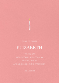 And One for Good Luck - First Birthday Invitation by Sugar Paper