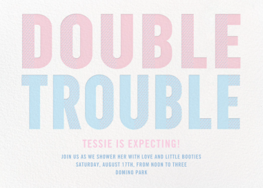 Double Trouble by Paperless Post