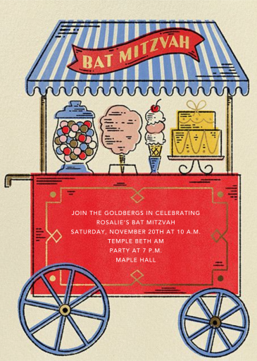 Mitz a Sweet One - Bar & Bat Mitzvah Invitation by Paperless Post