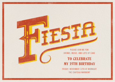 Olé Olé Olé - Birthday Invitation by Paperless Post