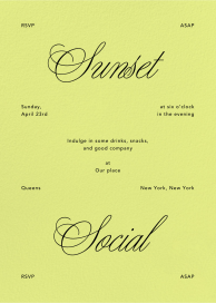 Kindly - Cocktail Party Invitation by Goods Gang