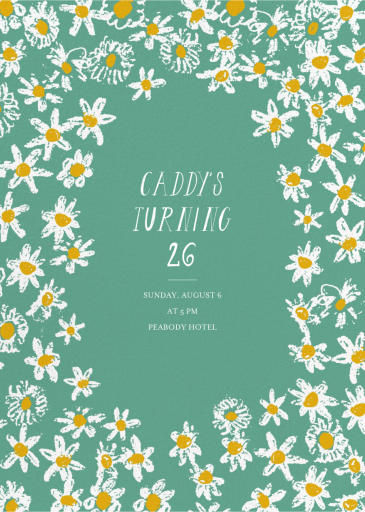 Among the Daisies - Birthday Invitation by Mr. Boddington's Studio