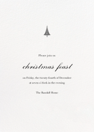 Blanc - Christmas Party Invitation by Paperless Post