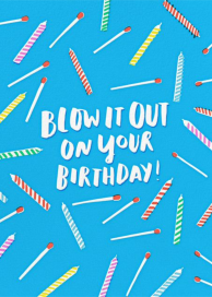 Birthday Blowout - Birthday Card by Hello!Lucky