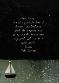 Boat Thank You (Jon Klassen) by Red Cap Cards