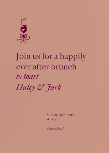 Adornment - Wedding Brunch Invitation by Paperless Post