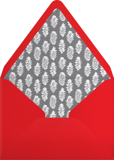 Cursive Holidays - Linda and Harriett Envelope