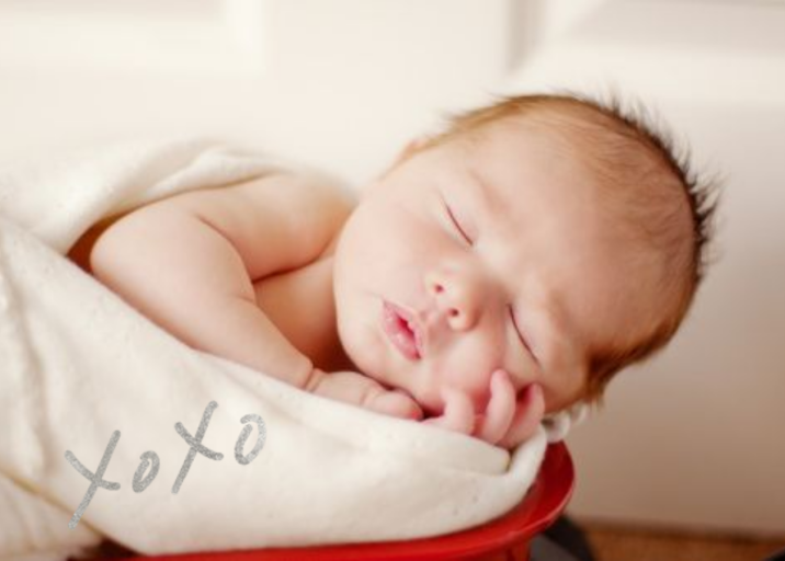 With Hugs and Kisses (Double-Sided) - Stationery by Linda and Harriett