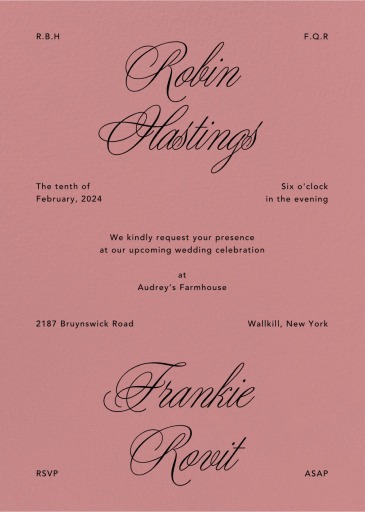 Kindly - Wedding Invitation by Goods Gang