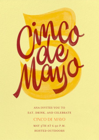 The Big Cinco by Paperless Post