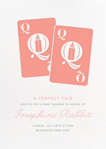 Royal Pair - Baby Shower Invitation by Paperless Post