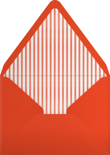 Holiday Mahjong Tiles Invitation Envelope