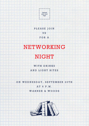 Graph Paper - Invitation by Paperless Post