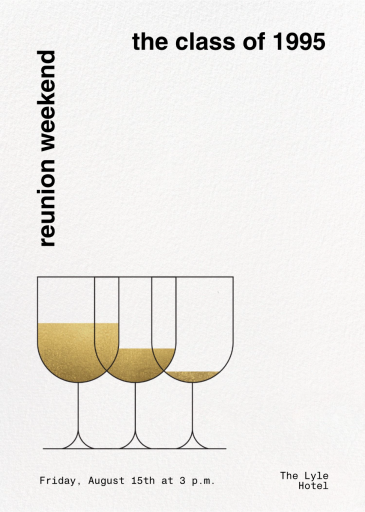 Top Up - Class Reunion Invitation by Paperless Post