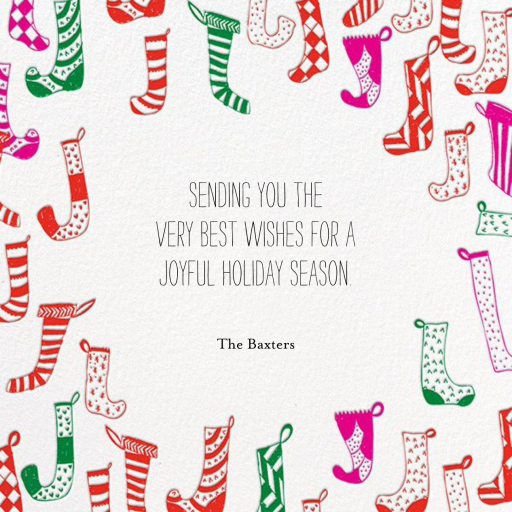 Clementine in My Stocking (Photo) by Mr. Boddington's Studio - Back