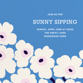 Unikko (Square) - Happy Hour Invitation by Marimekko