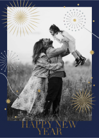 Firecracker Photo - New Year's Card by Paperless Post
