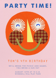 Cheeky Sunshine - Birthday Invitation by Hadley Paper Goods
