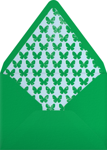 Butterfly Blooms - Paperless Post Envelope