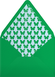 Butterfly Blooms - Paperless Post Envelope