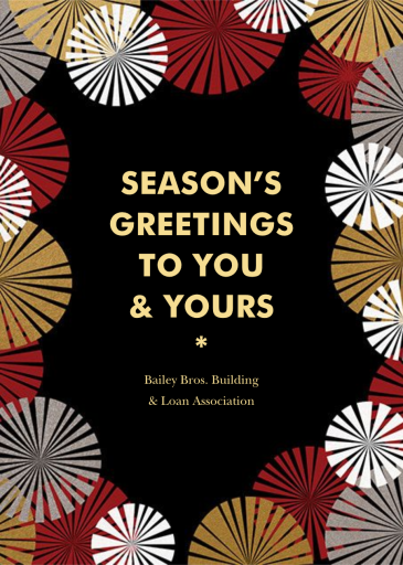 Party Fans - Business Holiday Card by Paperless Post