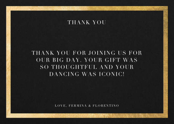 Editorial II (Stationery) - Thank You Card by Paperless Post