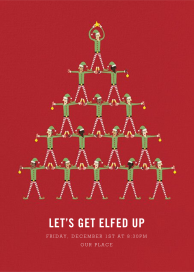 Stacked Elves by Paperless Post