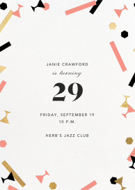Confettitini - Birthday Invitation by Paperless Post