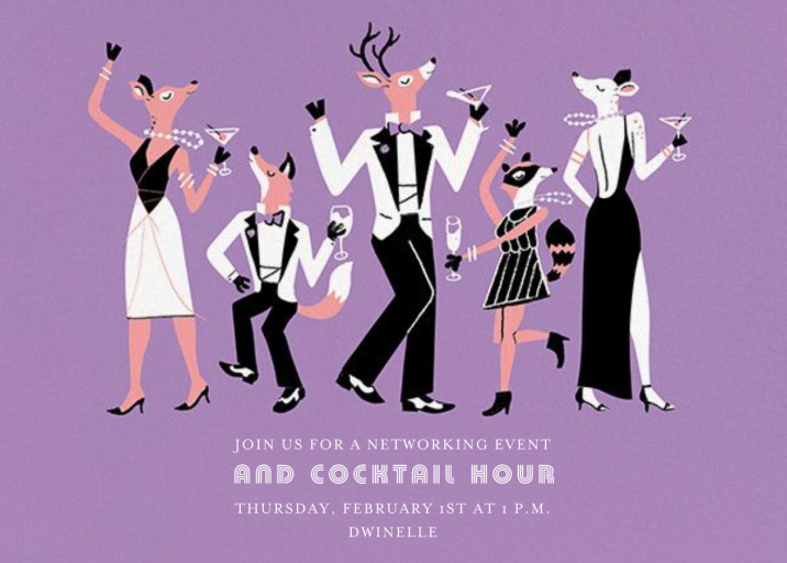 Forest Fete - Cocktail Party Invitation by Paperless Post