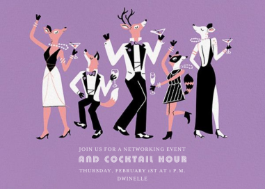 Forest Fete - Cocktail Party Invitation by Paperless Post