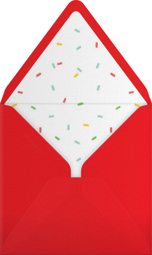 Ice Cream Sundae - Paperless Post Envelope