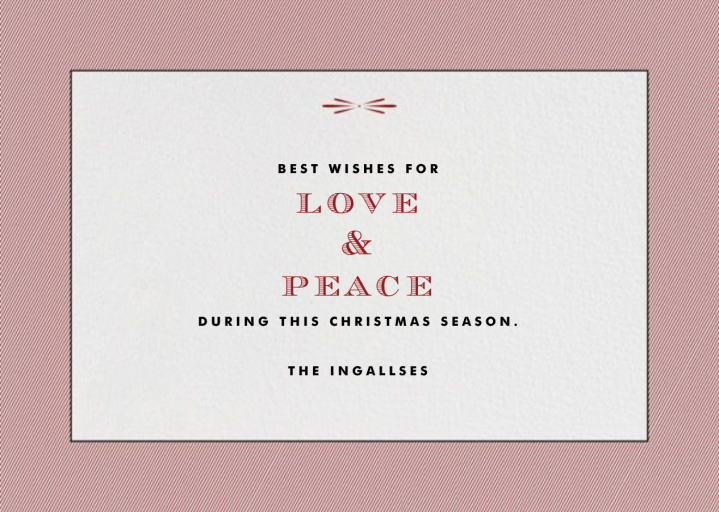 Starburst Letters - Greeting Card by Paperless Post - Back