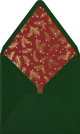 Snowy Sprigs - Paperless Post Envelope