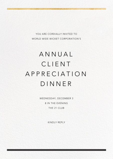 Minimal Foil Border by Paperless Post