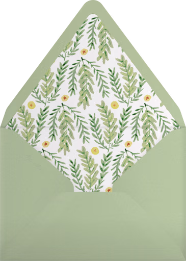 Sweet Flowers - Paperless Post Envelope