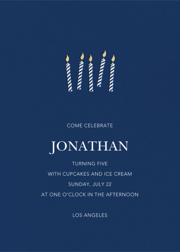 And One for Good Luck - Birthday Invitation by Sugar Paper