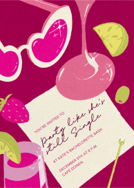 Heart Sunnies - Bachelorette Party Invitation by Paperless Post