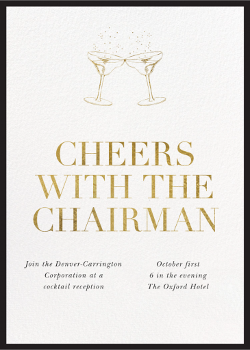 Contorno - Corporate Reception Invitation by Paperless Post