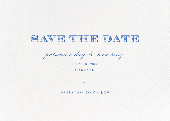 Marchmain (Save The Date) by Paperless Post