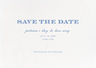 Marchmain (Save The Date) by Paperless Post