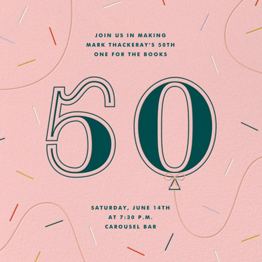 Balloon Drop - Birthday Invitation by Paperless Post