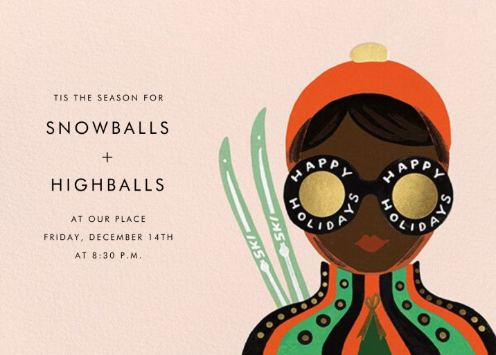 Ski Shades - Winter Party Invitation by Rifle Paper Co.