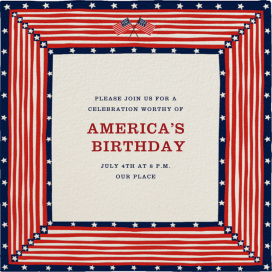 Patriotic Quilt by Paperless Post