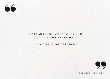 Quotes and Monogram - Stationery by kate spade new york