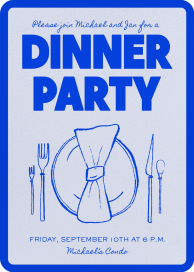Dinner Napkin - Party Invitation by Paperless Post