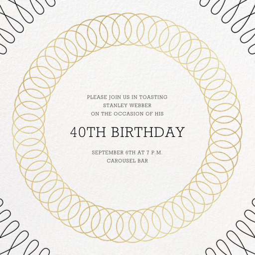 Spirals - Save the Date by Paperless Post