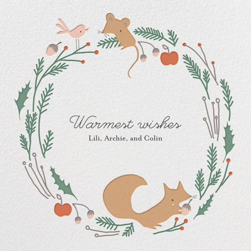 Cheeks Make A Wreath by Little Cube