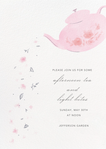 Pouring Petals - Party Invitation by Paperless Post